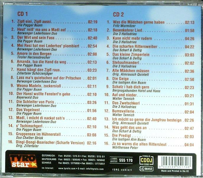 32 freche Lieder aus der Lederhosn 2CD