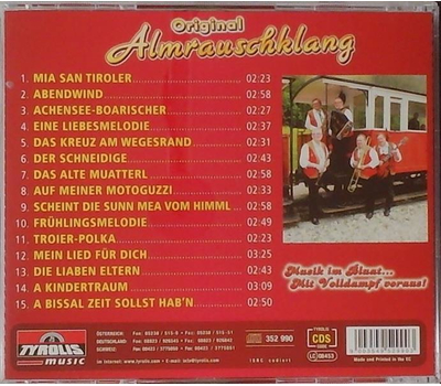 Original Almrauschklang - Musik im Bluat... Mit Volldampf voraus