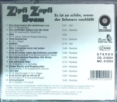 Zipfi Zapfi Buam - Es ist so schn, wenn der Schmerz nachlt