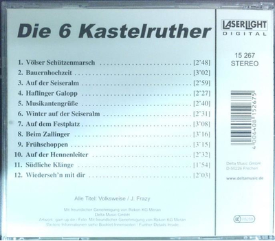 Die 6 Kastelruther (Die Kastelruther) - Stars & Hits der Volksmusik