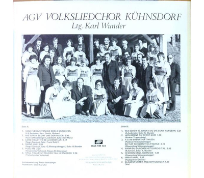 AGV Volksliedchor Khnsdorf - Stimmen aus dem Jauntal 1980er LP Neu