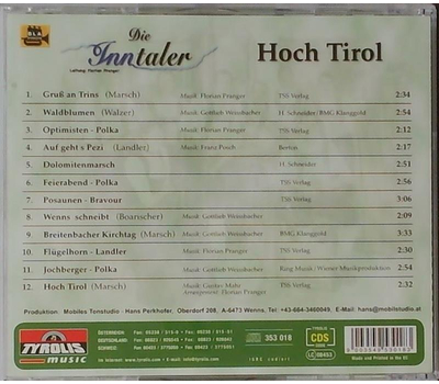 Die Inntaler - Hoch Tirol