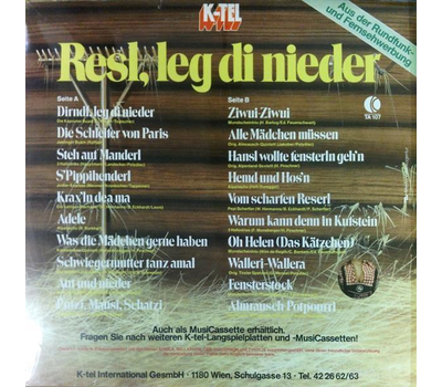 Resl, leg di nieder 1978 LP