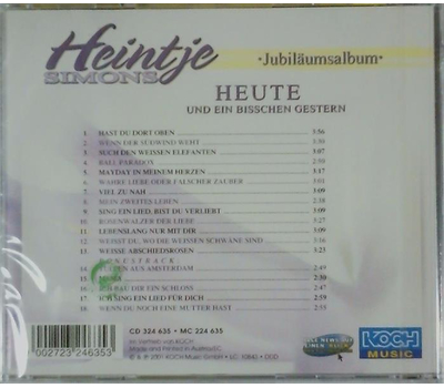 Heintje Simons - Heute und ein bisschen gestern - Jubilumsalbum