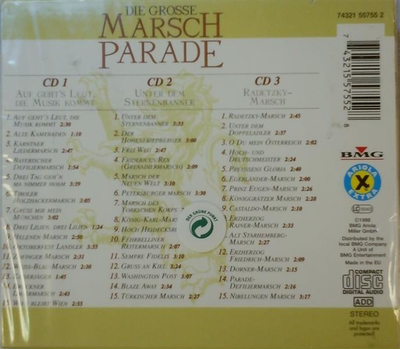 Die grosse Marsch Parade 3CD-Box