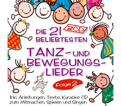 Jeanette & Eddy mit den Sing & Move Kids - Die 21 beliebtesten Tanz- und Bewegungslieder Folge 2 2CD