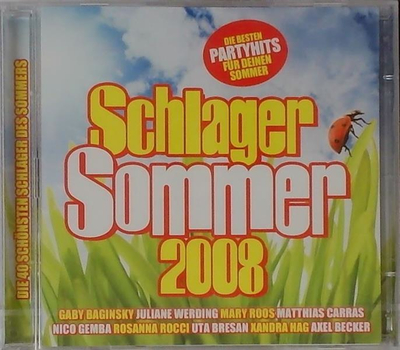 Schlager Sommer 2008 Die 40 schnsten Schlager des Sommers 2CD