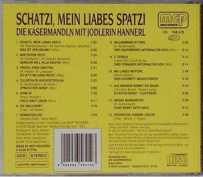 Die Original Kasermandln Klaus & Ferdl - Schatzi, mei liabes Spatzi