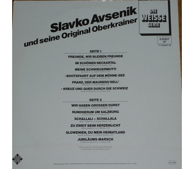 Das Oberkrainer Quintett Slavko Avsenik - Die Weisse Serie