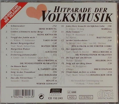 Hitparade der Volksmusik - Goldene Stars der Volksmusik