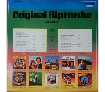 Original Alpenecho aus Krnten - Lustiger Musikanten-Plausch LP