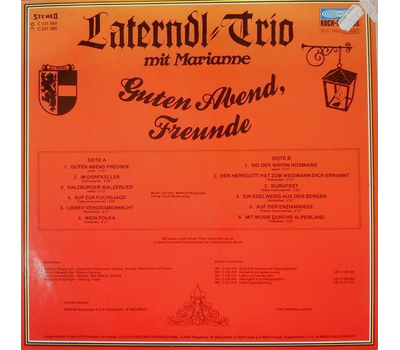 Laterndl-Trio mit Marianne - Guten Abend, Freunde