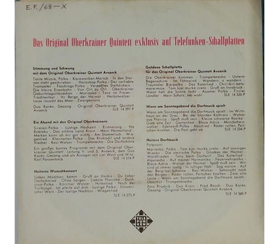 Das Oberkrainer Quintett Slavko Avsenik - Trompeten-Echo / Slovenischer Bauerntanz