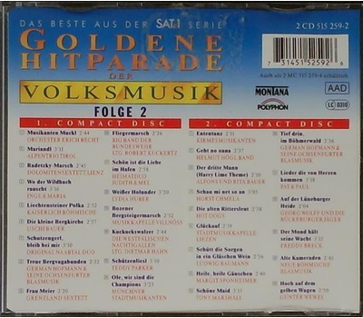 Das Beste aus der SAT1 Serie Goldene Hitparade der Volksmusik prsentiert von Ramona Leiss - Folge 2 2CD