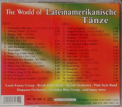 The World of Lateinamerikanische Tnze 2CD