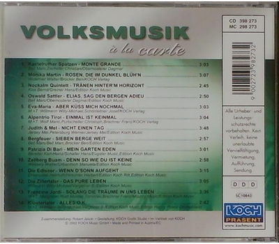 Volksmusik  la carte 14 Top-Hits