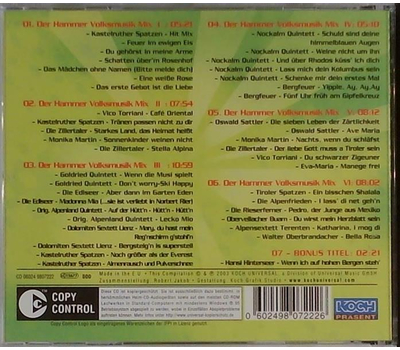 Der Volksmusik Hammer Hit-Mix 2003