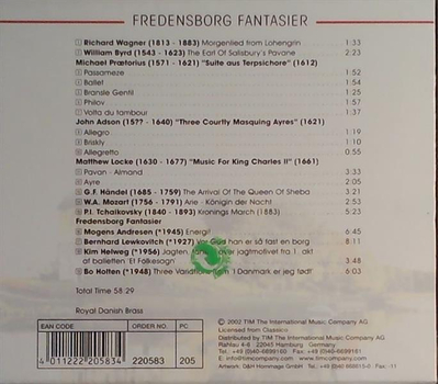 Royal Danish Brass - Fredensborg Fantasier / Scandinavian Classics