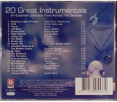 20 Great Instrumentals - An Essential Collection From Across The Decades
