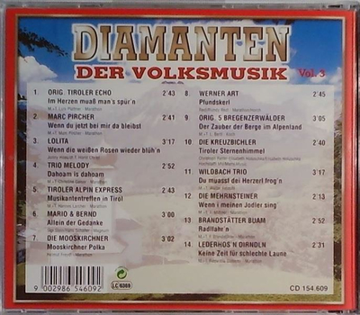 Diamanten der Volksmusik CD3