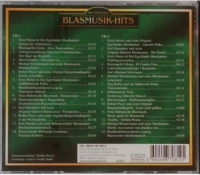 Die grossen Blasmusik-Hits 2CD