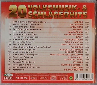 20 Volksmusik- & Schlagerhits