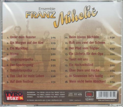 Ensemble Franz Mihelic - Frhliche Harmonika