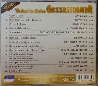 Volkstmliche Gassenhauer CD2