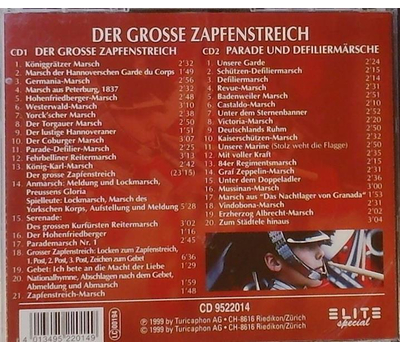 Der Grosse Zapfenstreich / Parade- und Defilier-Mrsche 2CD