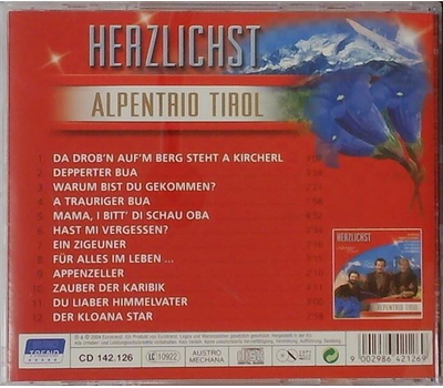 Alpentrio Tirol - Herzlichst / Unsere Grossen Hits