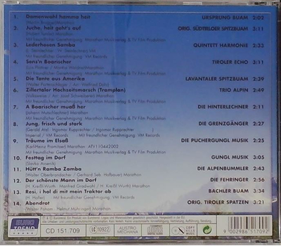 Hits der Volksmusik CD1