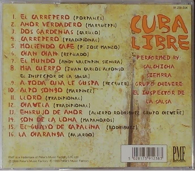 Cuba Libre 16 great Cuban Songs