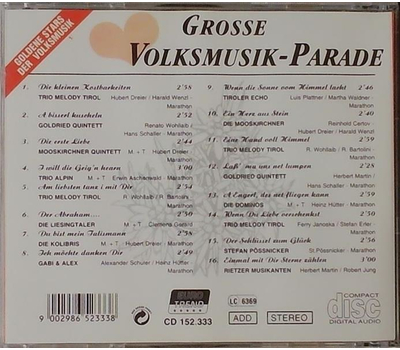 Grosse Volksmusik-Parade - Goldene Stars der Volksmusik Folge 2