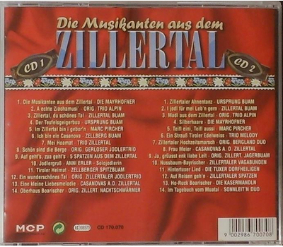 Die Musikanten aus dem Zillertal 2CD