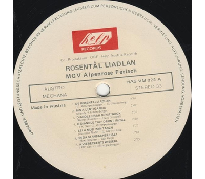 MGV Alpenrose Ferlach - Rosental Liadlan