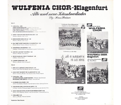 Wulfenia Chor Klagenfurt - Alte und neue Krntnerlieder LP