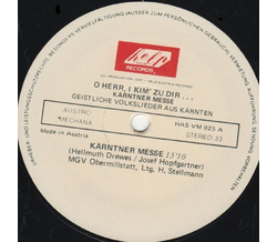 MGV Obermillstatt - O Herr, I kim zu dir / Krntner Messe LP