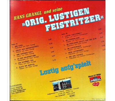 Hans Grangl und seine Orig. Lustigen Feistritzer - Lustig aufgspielt 1986 LP used