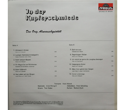 Orig. Almrausch-Quintett - In der Kupferschmiede LP 1974 used