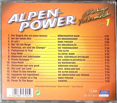 Alpenpower Rockige Volksmusik Vol. 1