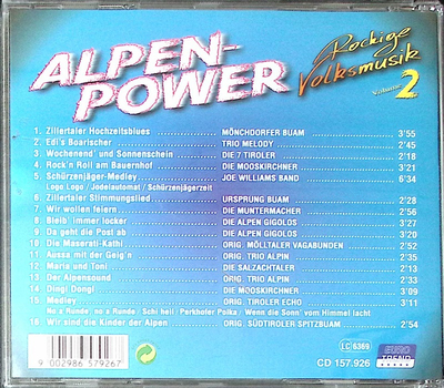 Alpenpower Rockige Volksmusik Vol. 2