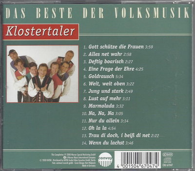 Klostertaler - Das Beste der Volksmusik