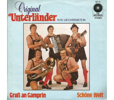 Orig. Unterlnder aus Liechtenstein - Gru an Gamprin / Schne Welt SP