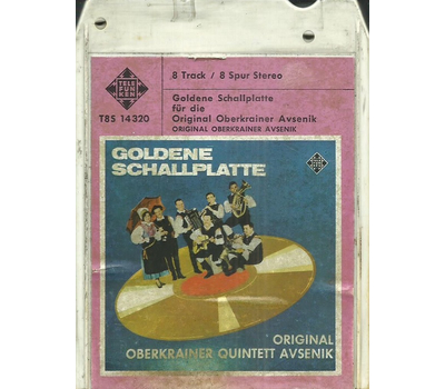 Original Oberkrainer Avsenik - Goldene Schallplatte 1970 8-Spur Used