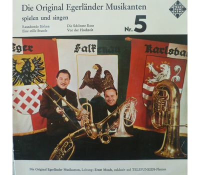 Ernst Mosch und seine Original Egerlnder Musikanten - Rauschende Birken / Eine stille Stunde / Die Schnste Rose / Vor der Hochzeit SP