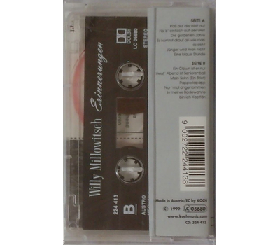 Willy Millowitsch - Erinnerungen MC 1999 Neu