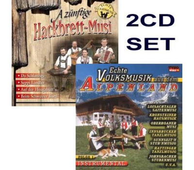 Hackbrett-Musi Hans Gust + Echte Volksmusik aus dem Alpenland 2CD Neu