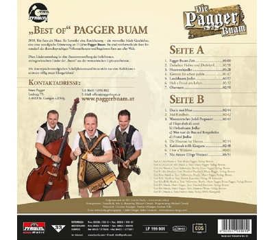 Die Pagger Buam - Best of LP 2018 Sonderedition