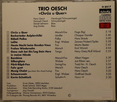 Trio Oesch - Chrz u Quer