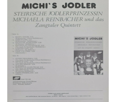 Zangtaler Quintett & die Jodlerprinzessin Michaela Reinbacher - Michis Jodler